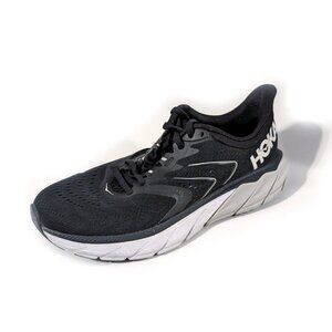 HOKA ONE ONE Womens ARAHI 5 SZ 9.5 (B) SHOES BLACK/WHITE sneakers Running